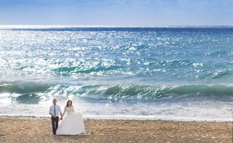 Свадьба на Кипре фото на пляже